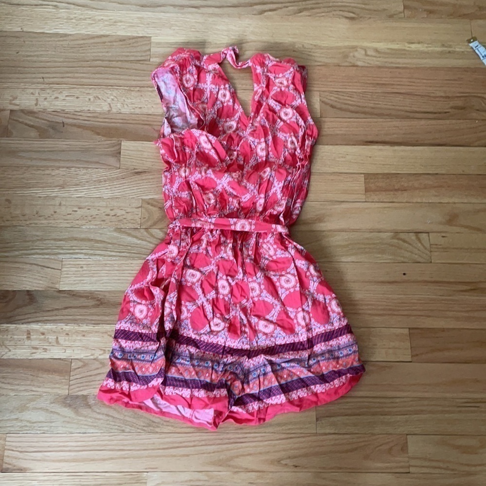 Pink Patterned Romper - Picture 5 of 5